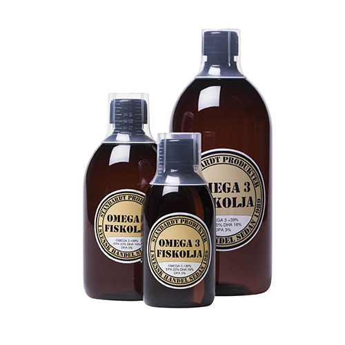 Standardt kosttillskott OMEGA3 FISKOLJA f&ouml;r hund och katt